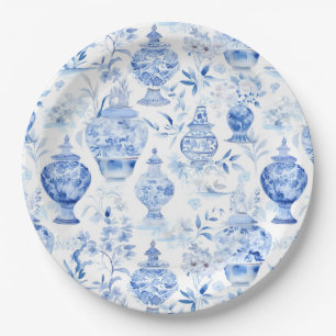Chinoiserie Blue Paper Teller