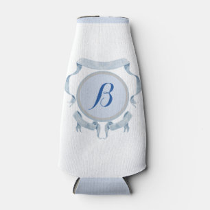 Chinoiserie Blue Ribbons Wappen Shield kann Flaschenkühler