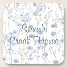 Chinoiserie Blue Toile Pfau Custom Mahjong