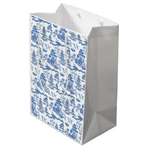 Chinoiserie Blue Wilhelm Mittlere Geschenktüte
