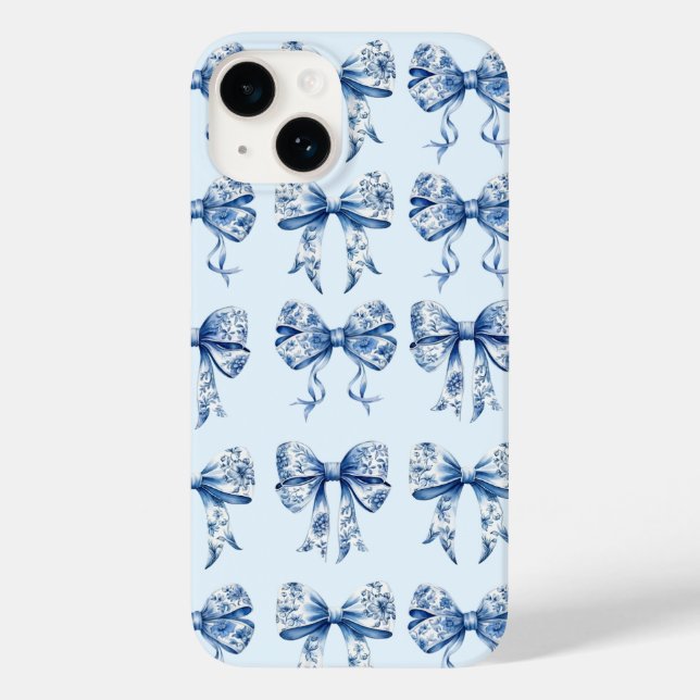 Chinoiserie Bow Coquette Case-Mate iPhone 14 Hülle (Rückseite)