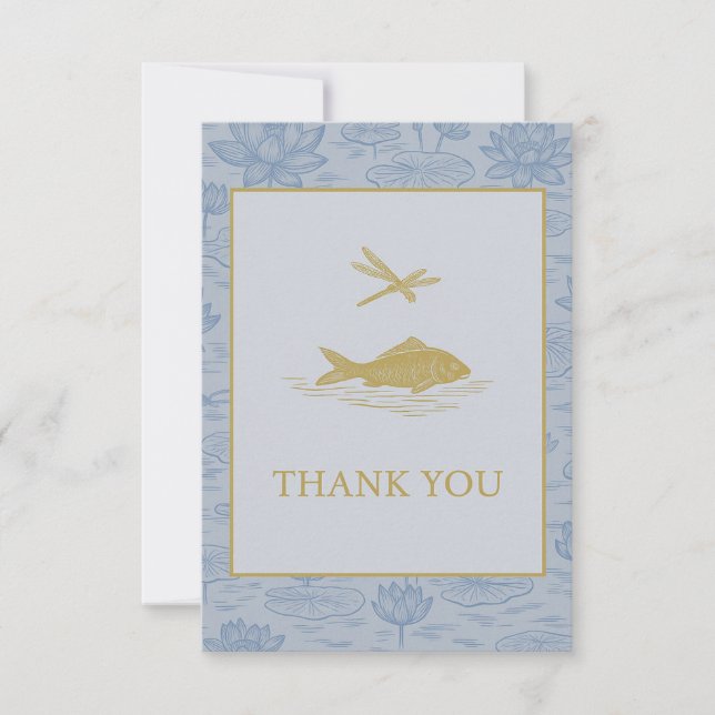 chinoiserie card dankeskarte (Vorderseite)