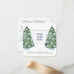 Chinoiserie Chic Customer Christmas Holidays Mitteilungskarte
