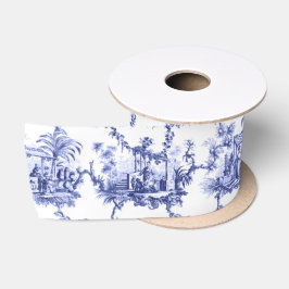 Chinoiserie China Blue Satinband