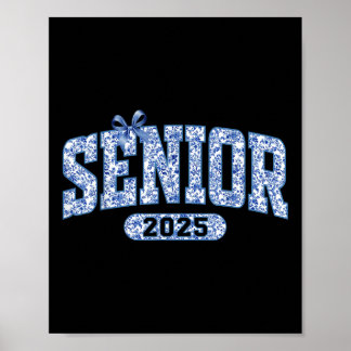 Chinoiserie Coquette Bow Senior 2025 Poster