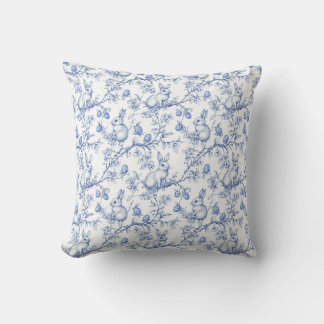 Chinoiserie de Pâques Toile De Jouy Coussin