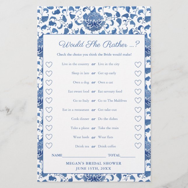 Chinoiserie Dieses oder jenes Brautparty (Vorderseite)