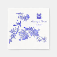 Chinoiserie Double Happiness Chinesische Hochzeit