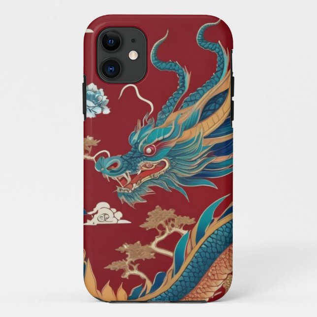 Chinoiserie Dragon Phone Case (Rückseite)
