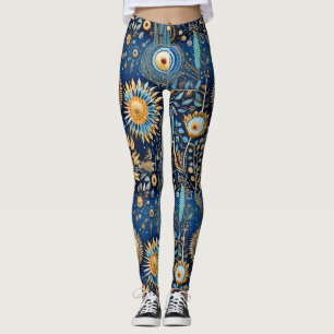 Chinoiserie Exotische Vögel Botanisches Muster (4) Leggings