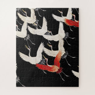 Chinoiserie Fliegender Kranich Zen Minimalistische