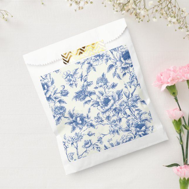 Chinoiserie Floral Favor Bags Geschenktütchen (Versiegelt)