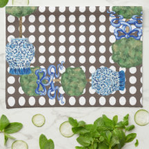 Chinoiserie Garden Topiary Ginger Jars