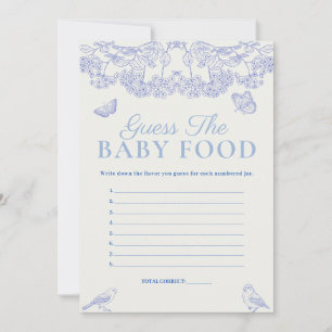 Chinoiserie Guess Baby Food Baby Duschkarte Einladung