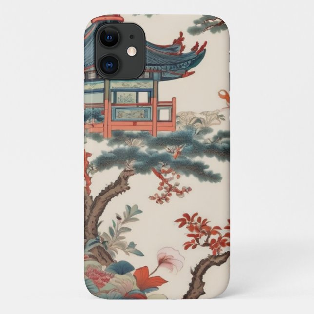 Chinoiserie-Handyhülle Case-Mate iPhone Hülle (Rückseite)