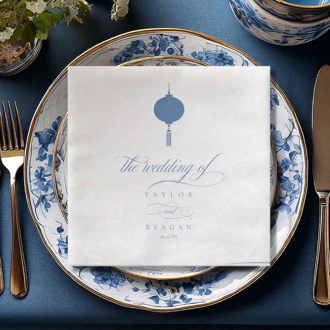 Chinoiserie Hanging Lantern Motif ID1094 Serviette (Von Creator hochgeladen)