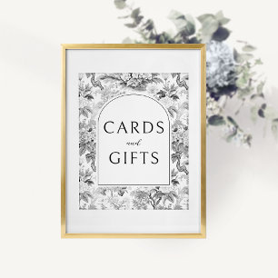 Chinoiserie Hochzeitskarten und Geschenke Poster
