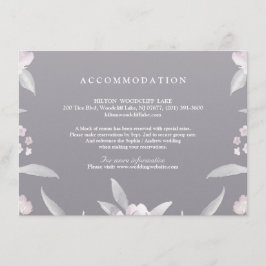 Chinoiserie Hochzeitsunterkunft Begleitkarte