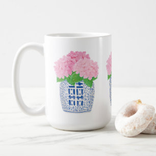 Chinoiserie Hydrangea Mug