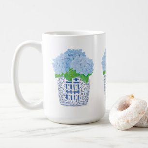 Chinoiserie Hydrangea Tasse