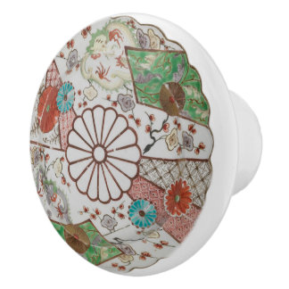 Chinoiserie Japan China Blumenmuster Keramikknauf