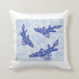 Chinoiserie koi kissen