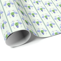 Chinoiserie-Kranich-Verpackungspapier