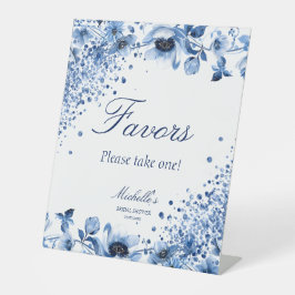 Chinoiserie Light Blue Floral Favoriten Sockelschild