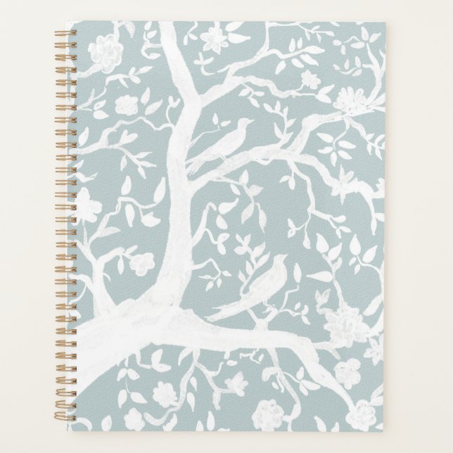 Chinoiserie Light Blue Planner Planer (Vorderseite)