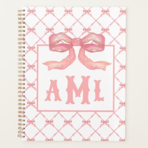 Chinoiserie Monogram Bamboo & Bow Planer
