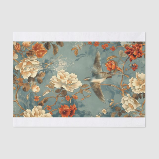 Chinoiserie Muster23 Seidenpapier (Vorderseite)