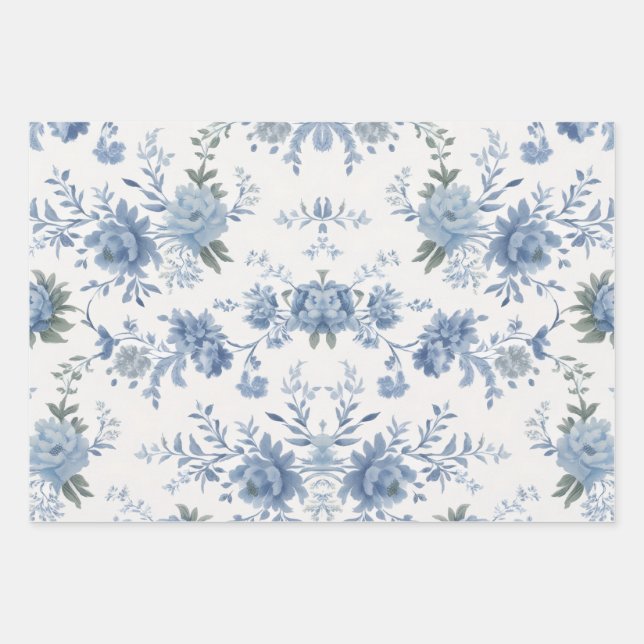 Chinoiserie New Orleans Club Geschenkpapier Set (Vorderseite)