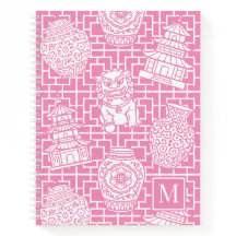 Chinoiserie Pagoda – Pink Preppy Asian Garden
