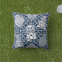 Chinoiserie-Pagode – Navy Preppy-Asiengarten