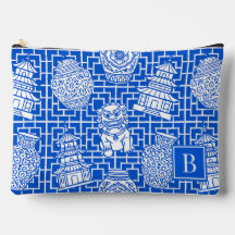 Chinoiserie-Pagode Royal Blue Vornehme Asiatische
