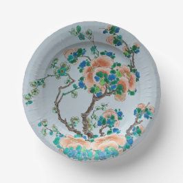 Chinoiserie Peach Blossom Imitate China Pappteller