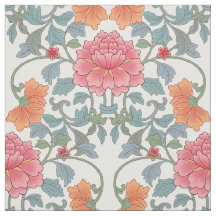 Chinoiserie | Pink Peonys Blumenmuster