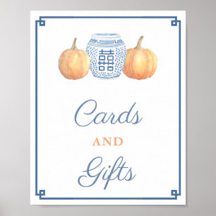 Chinoiserie Schicke Karten Geschenke Kürbis Baby S Poster
