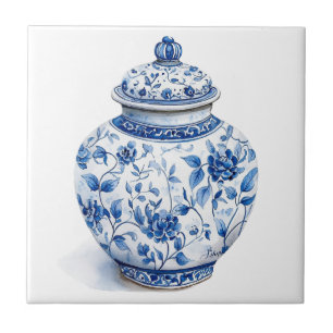 Chinoiserie Toile De Jouy Krug Fliese