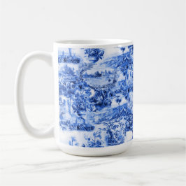Chinoiserie-Toilette, blaue Weide, blaue China   Kaffeetasse