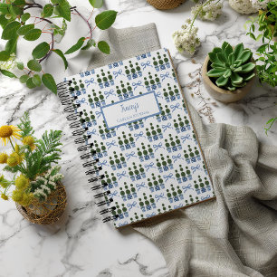 Chinoiserie-Topiar-Personalisiertes Journal Notizb Notizbuch