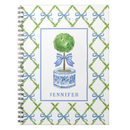 Chinoiserie Topiary | PERSONALISIERT Notizblock