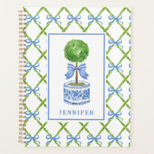 Chinoiserie Topiary PERSONALISIERT Planer