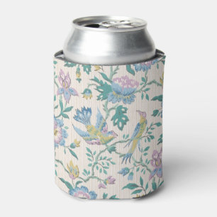 Chinoiserie Vintage Vogel Florales Pastellmuster Dosenkühler