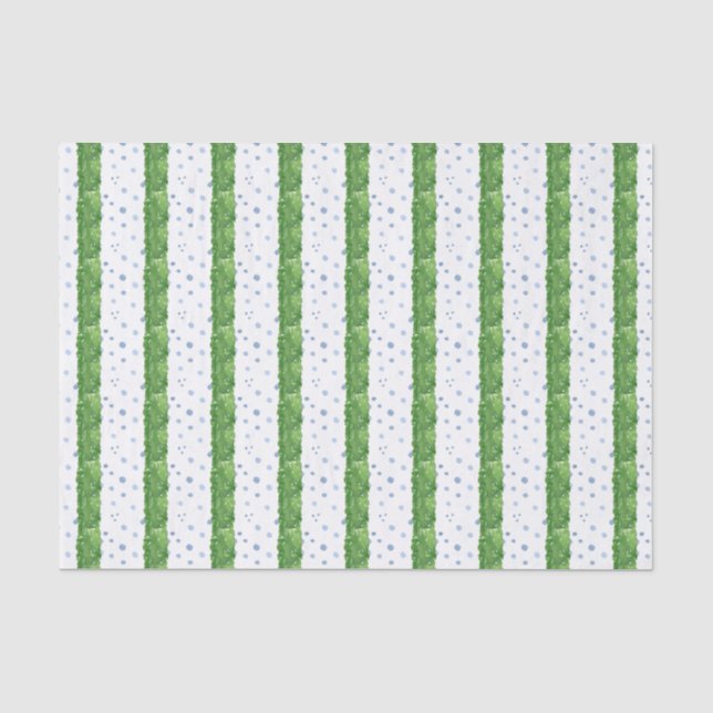 Chinoiserie Wasserfarbtopisie Gewebe Seidenpapier (Vorderseite)