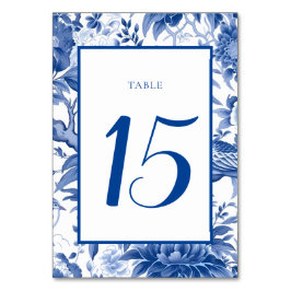 Chinoiserie Wedding Tischnummern