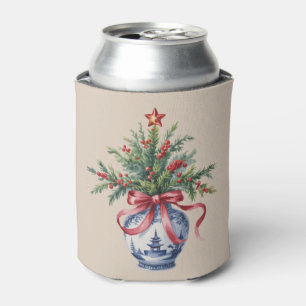 Chinoiserie-Weihnachtsbaum Roter Bogen Vasen Vinta Dosenkühler