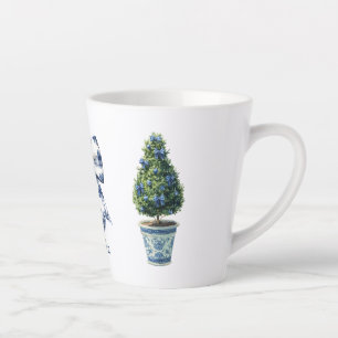 Chinoiserie-Weihnachtstopiarybaum Milchtasse