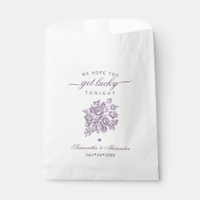 Chinoiserie Wir hoffen, dass Sie Glück haben heute Geschenktütchen (Vorderseite)