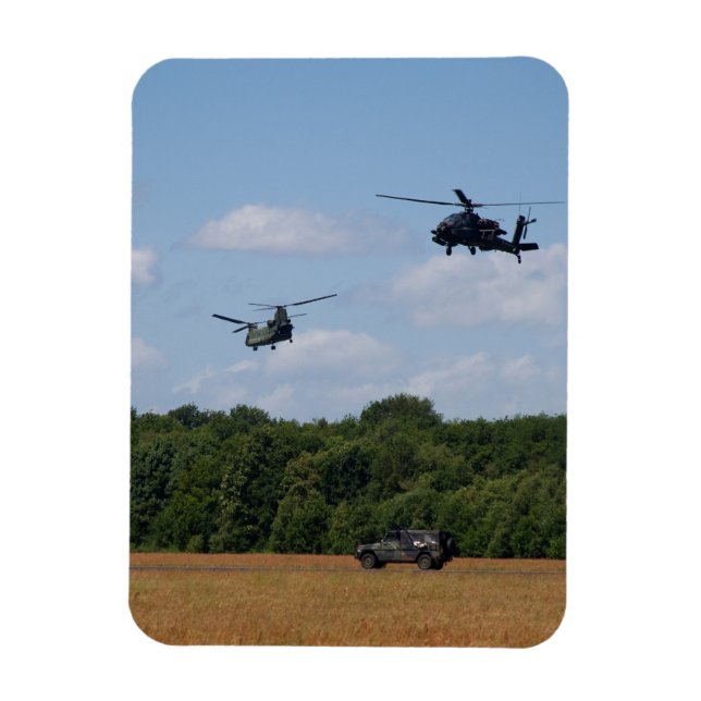 Chinook, Apache, Jeep-Magnet Magnet (Vertikal)